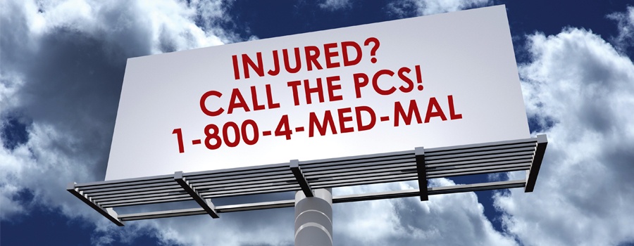 Injured? Dial 1-800-4-MED-MAL