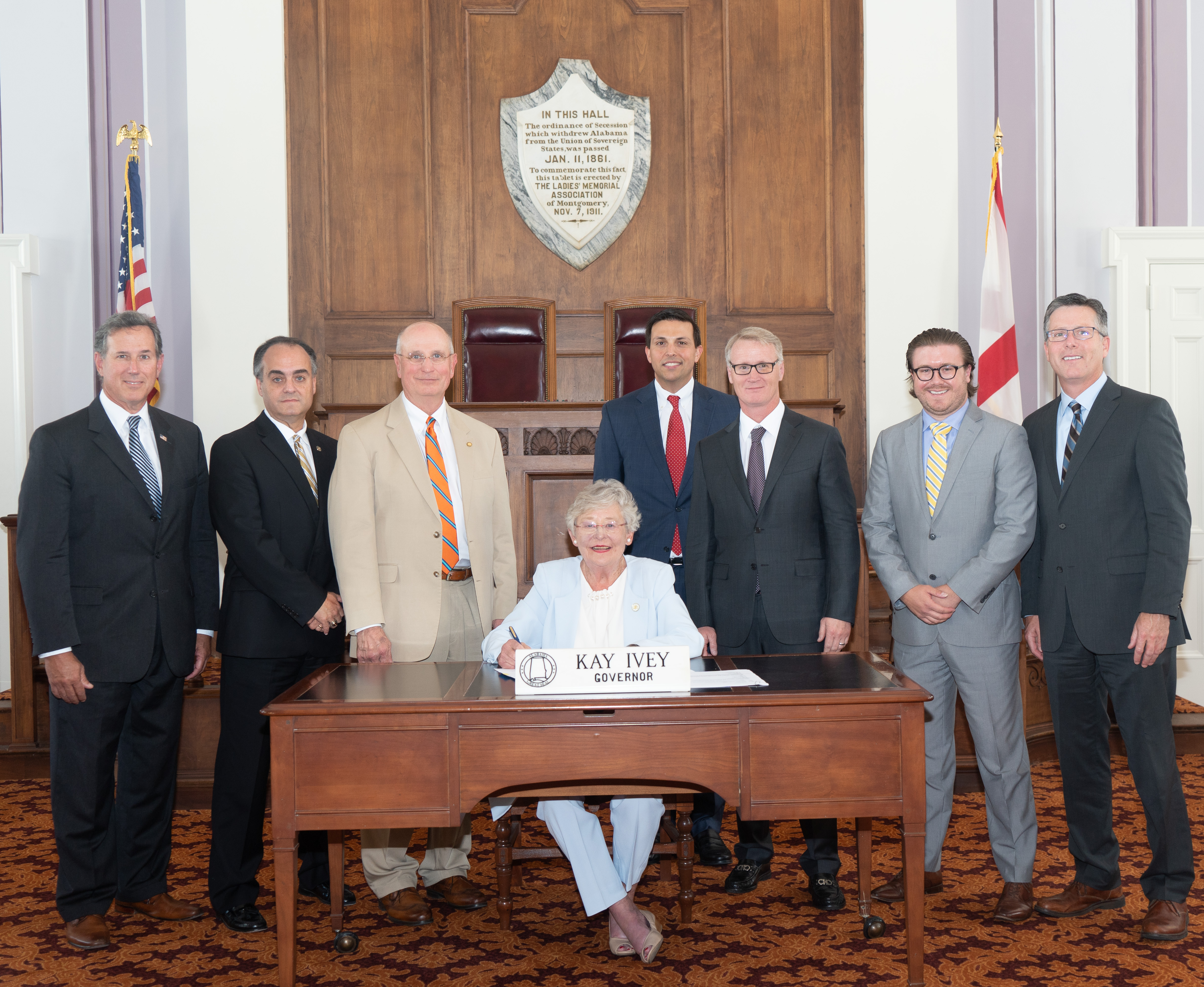 Gov. Ivey Hosts Bill Signing Ceremony for MAT Act