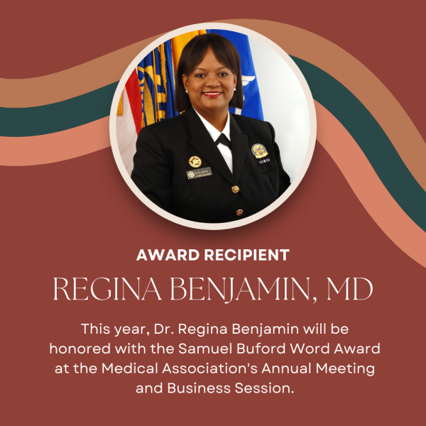Dr. Regina Benjamin: A Trailblazer in Medicine Honored with the Samuel Buford Word Award
